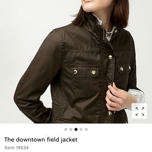 J. Crew Downtown Field Jacket (Green)